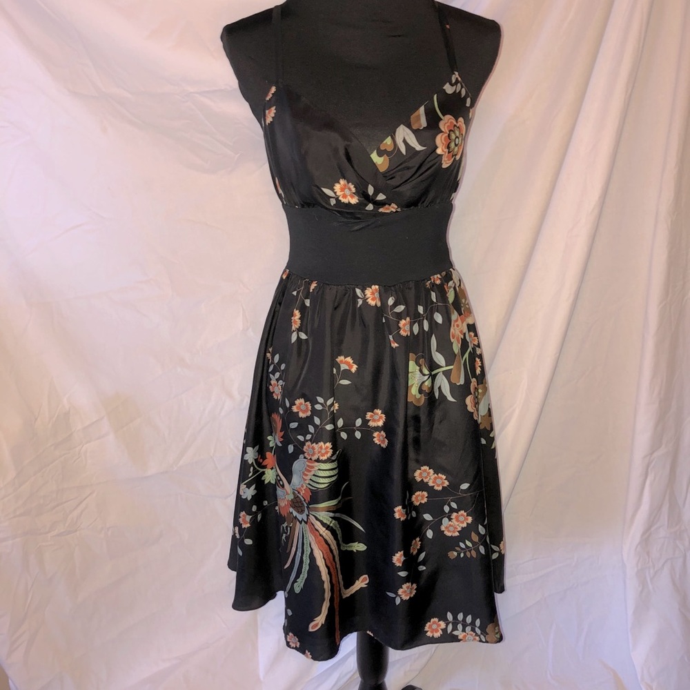 Hype Black Floral Dress